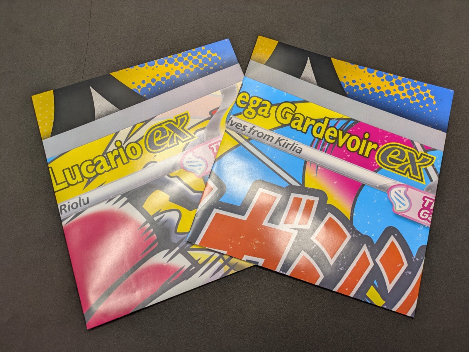 Pokemon Ascended Heroes Mega Lucario ex & Gardevoir EX Poster Set