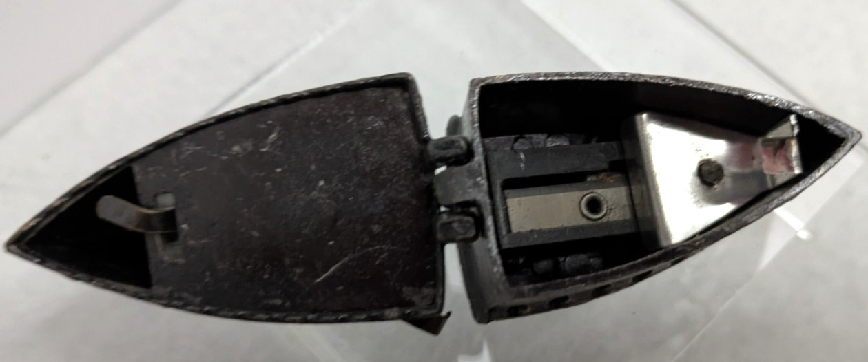 Cast Metal Iron Pencil Sharpener