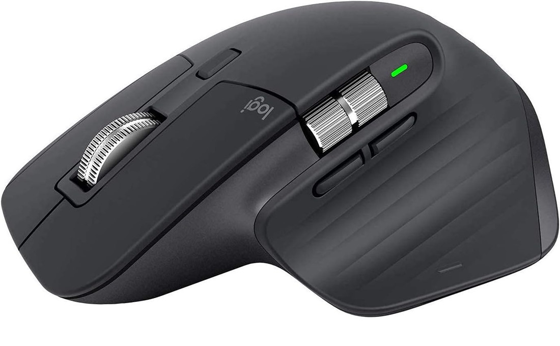 Logitech MX Master 3 Wireless USB/Bluetooth Laser Mouse w/ Ultrafast Scrolling