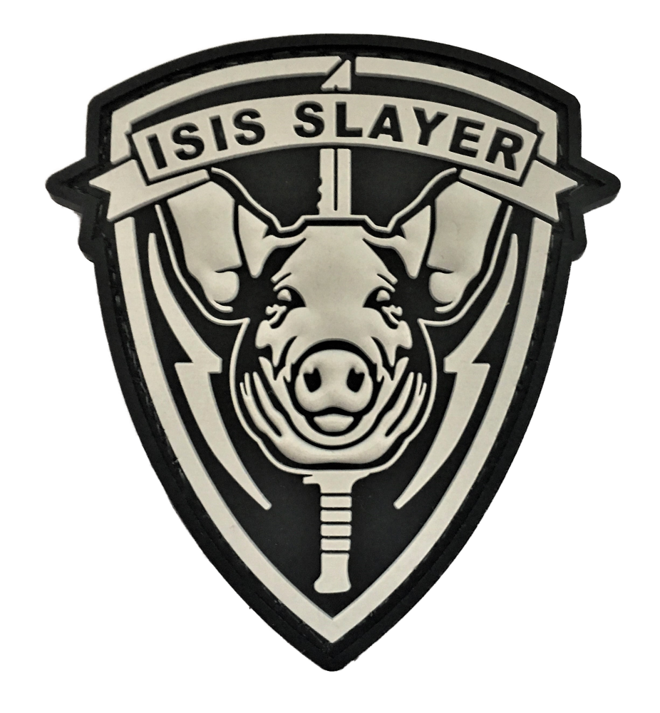 ISIS Slayer Pork White PVC Patch #2 (Recon SEAL Special Forces F-35 Topgun) 391