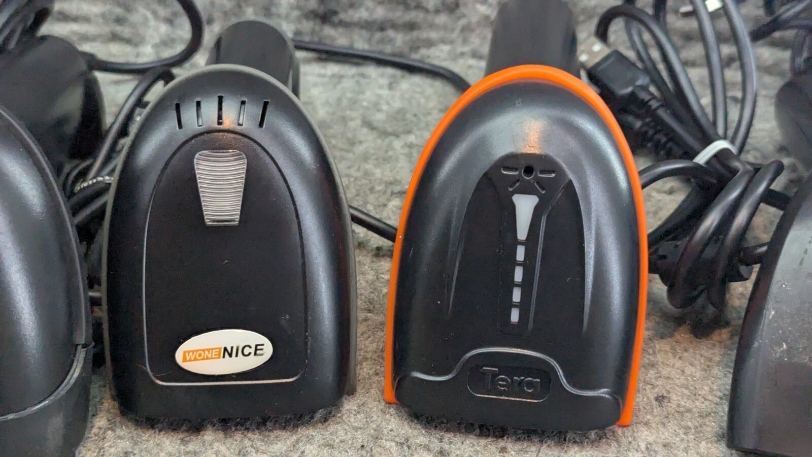 🔥Lot of 6🔥 USB/Wireless Barcode Scanner Reader - Works