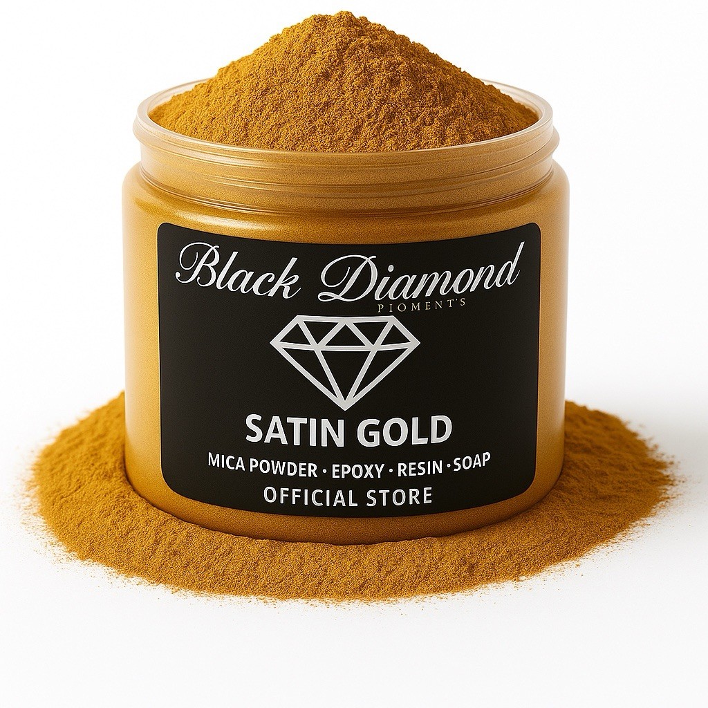 Black Diamond Pigments® | Satin Gold is a premium professional pigment