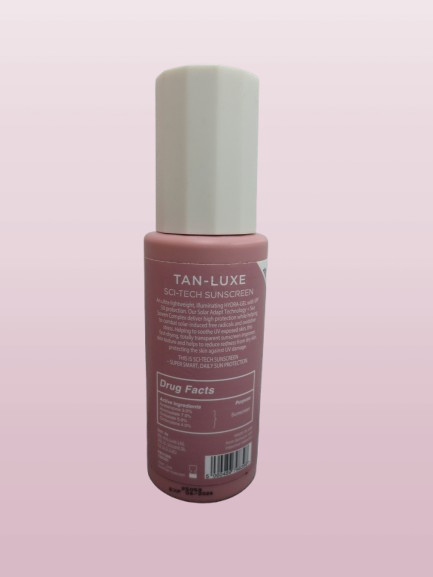 TAN-LUXE SCI-TECH SUNSCREEN SPF 50 PHOTOADAPTIVE HYDRA GEL FACE 1.69 OZ NWOB