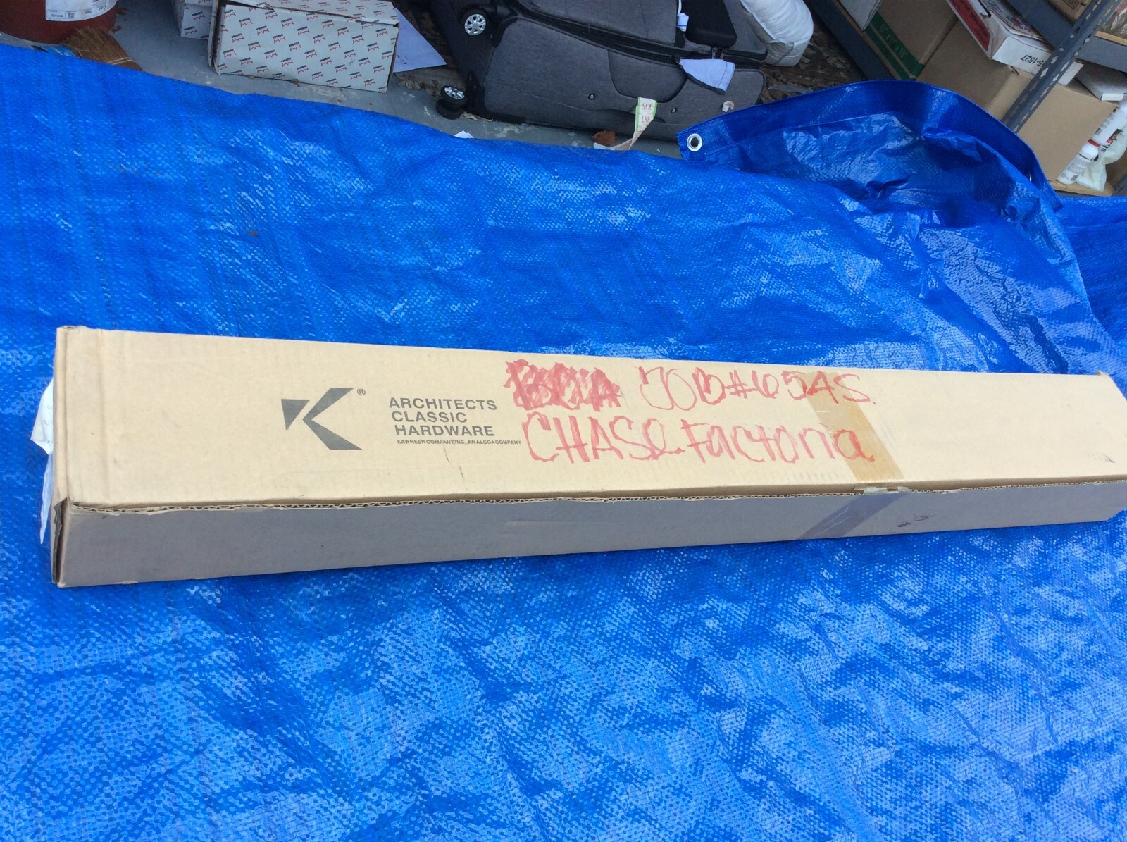 Kawneer 137703-29 Door Handle Black Anodized CO-9/CP (MISSING SCREWS)