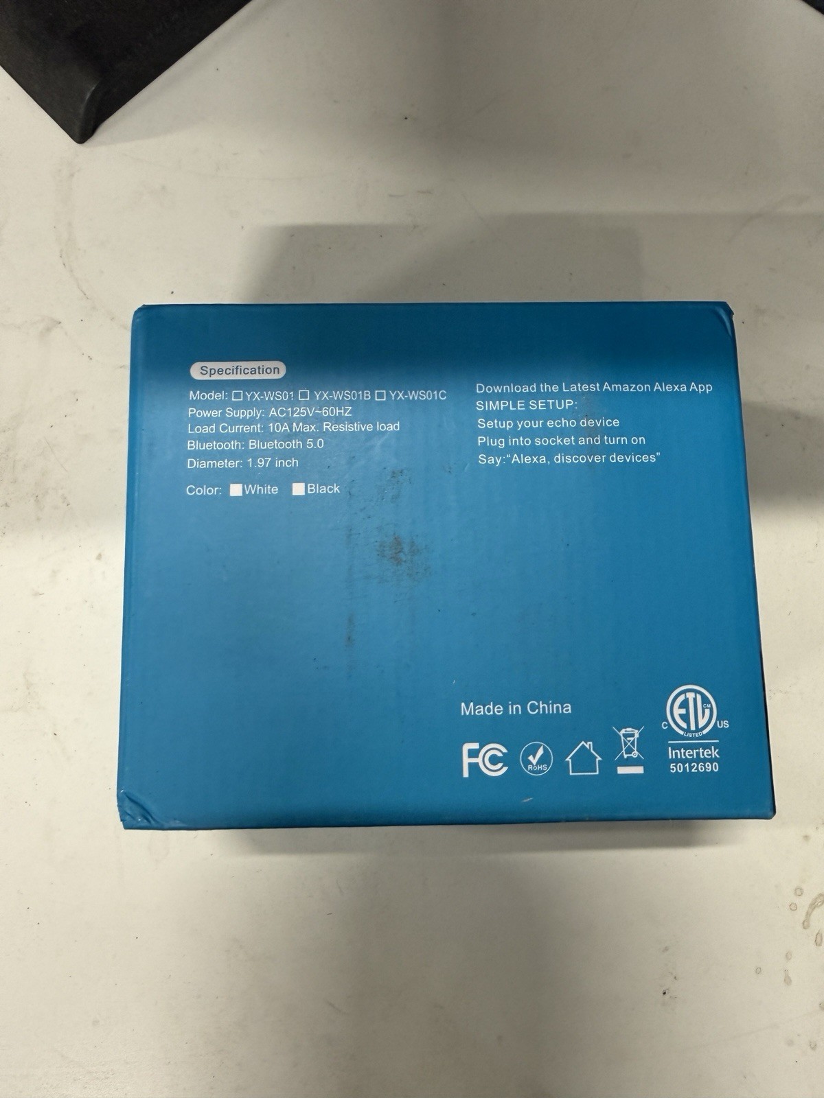 Bluetooth Mesh Smart Plug 4-Pack - Works with Alexa - New