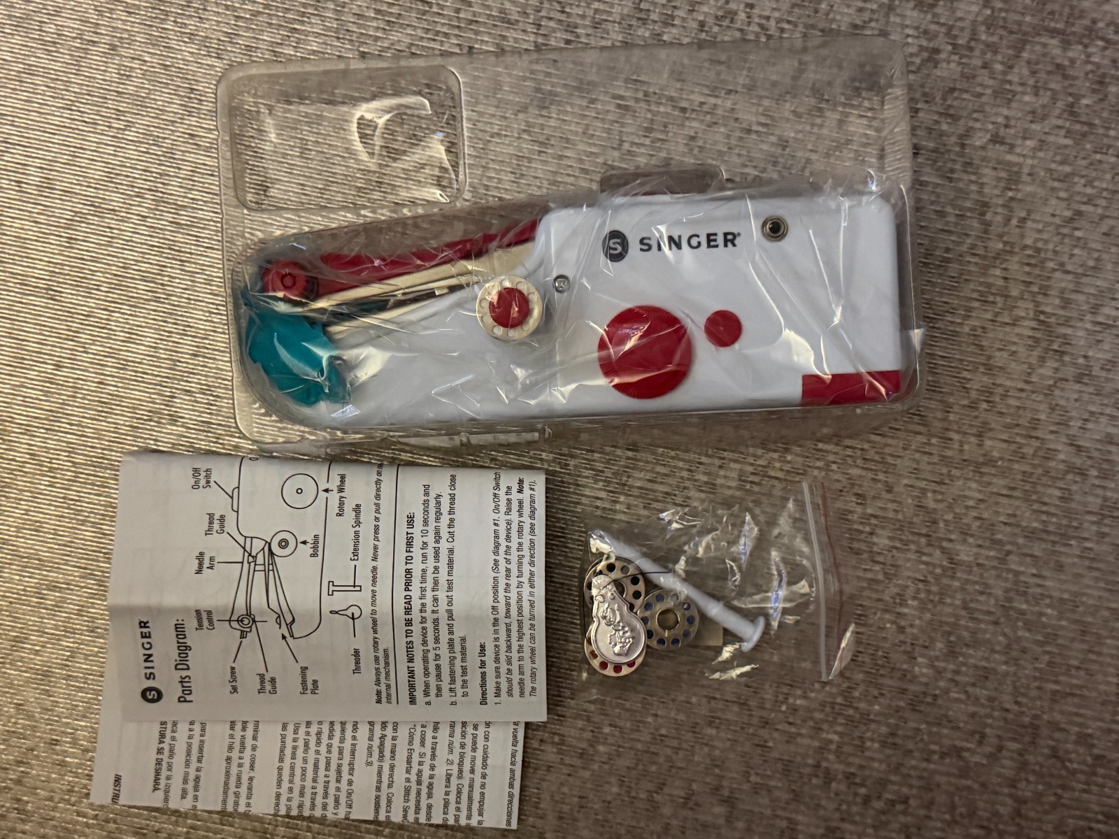 New Opened Singer Stitch Sew Quick 01663