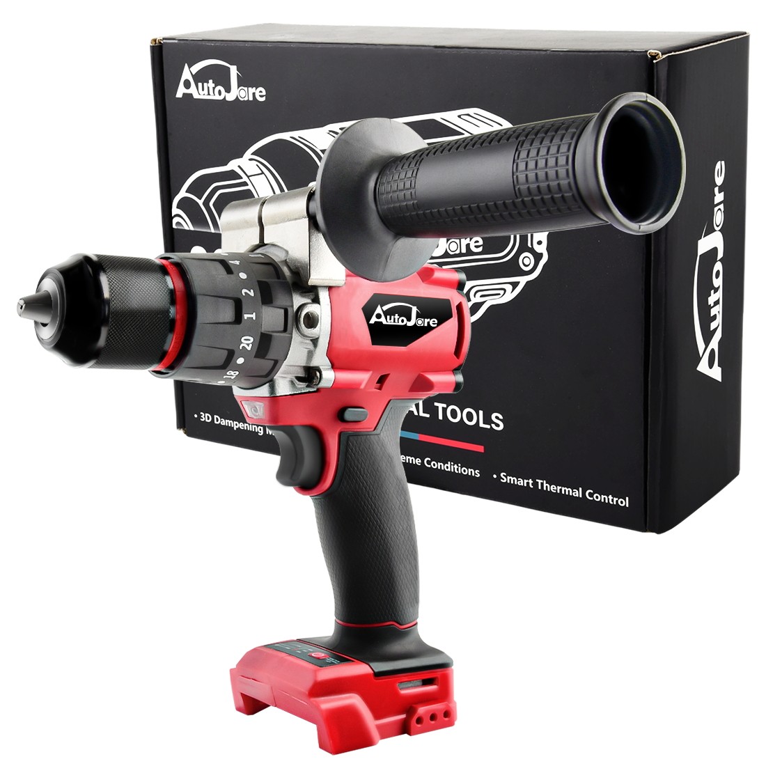 1/2" Cordless Hammer Drill/Driver Brushless For Milwaukee 18V Battery 2-Speed