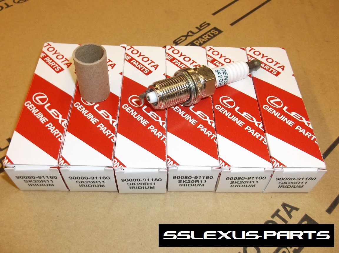 Lexus RX300 RX330 OEM Iridium SPARK PLUG SET (Qty 6) SK20R11 / 90080-91180