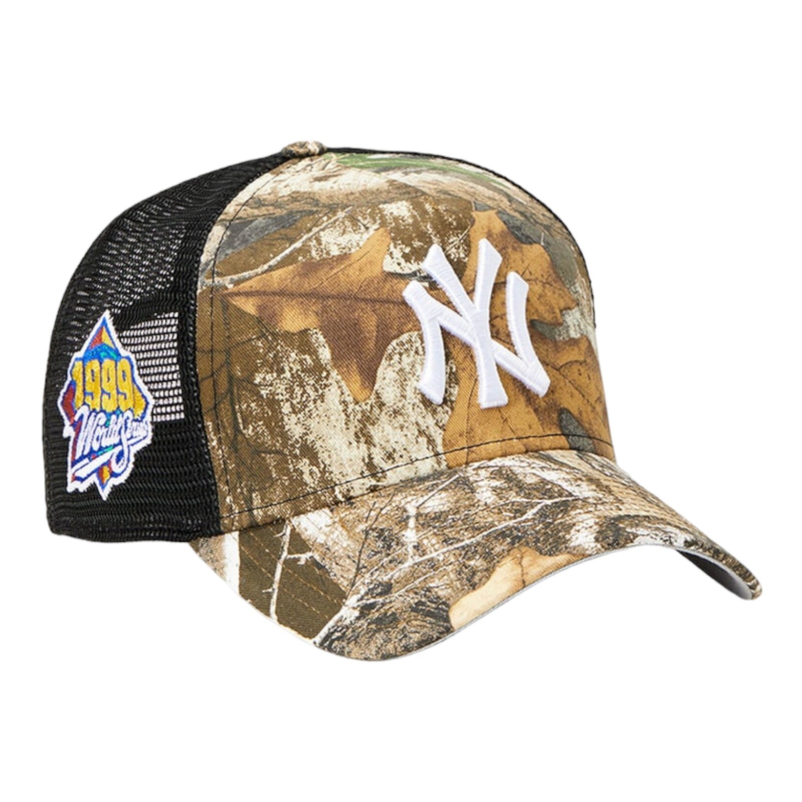 New Era New York Yankees Realtree 9FORTY Trucker Hat 1999 World Series Patch