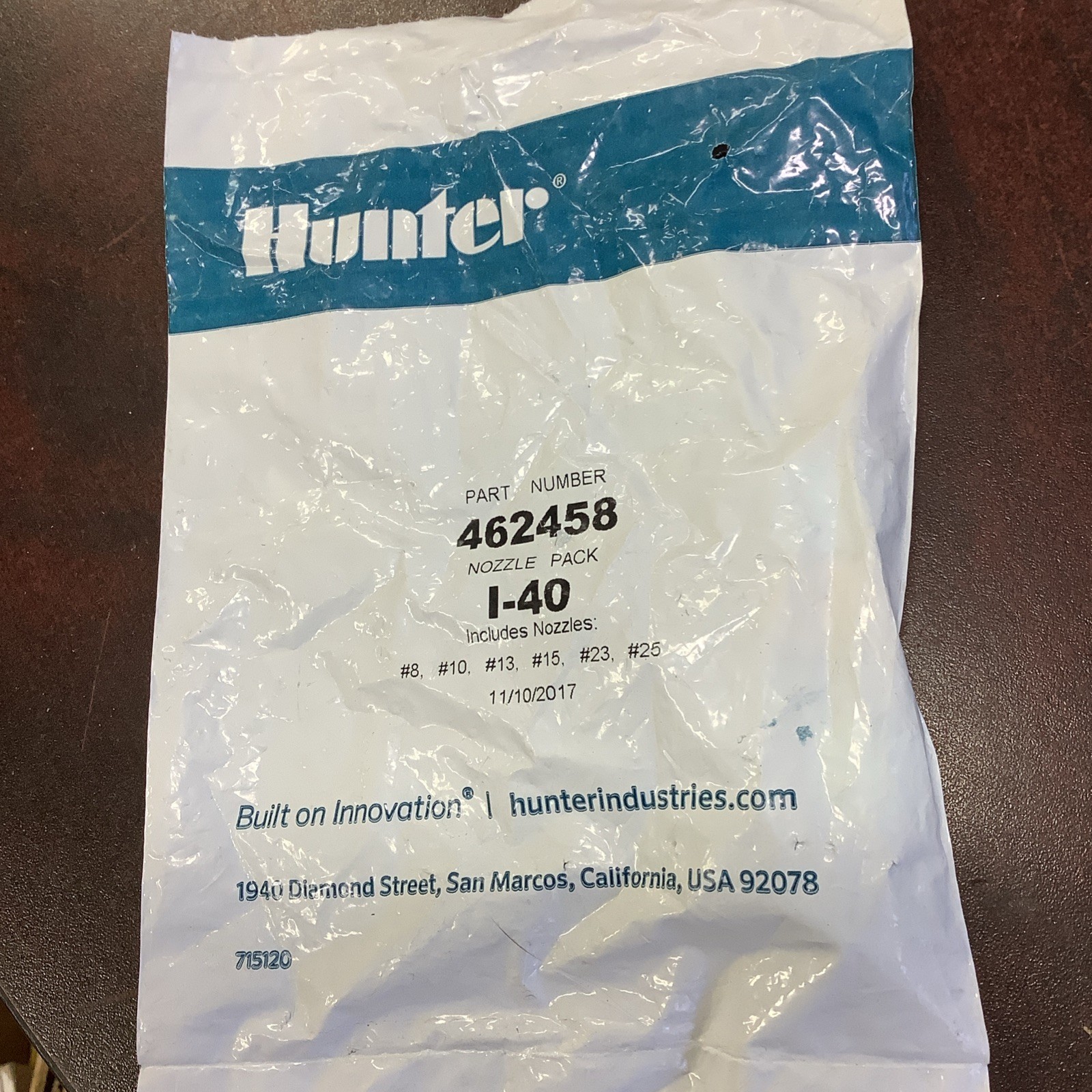 Hunter Industries 462458 Bag of 6 Nozzles, for I-40 Ultra Rotor FNFP