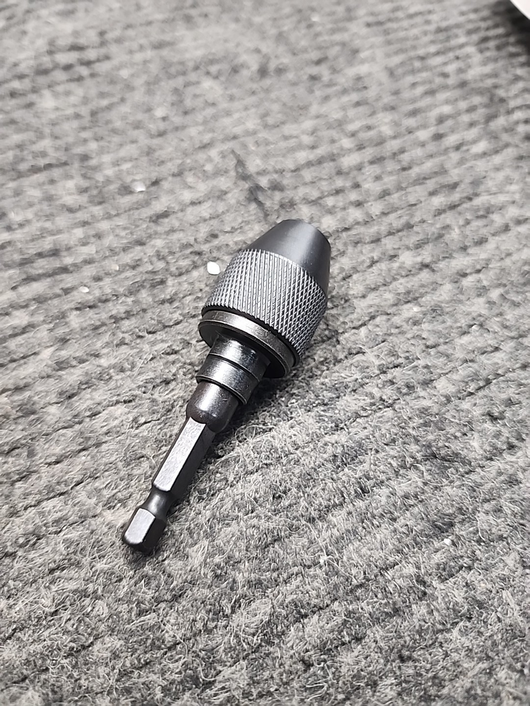 NEIKO 20753A Keyless Drill Chuck 1/4" Hex Shank Impact Driver Conversion Adapter