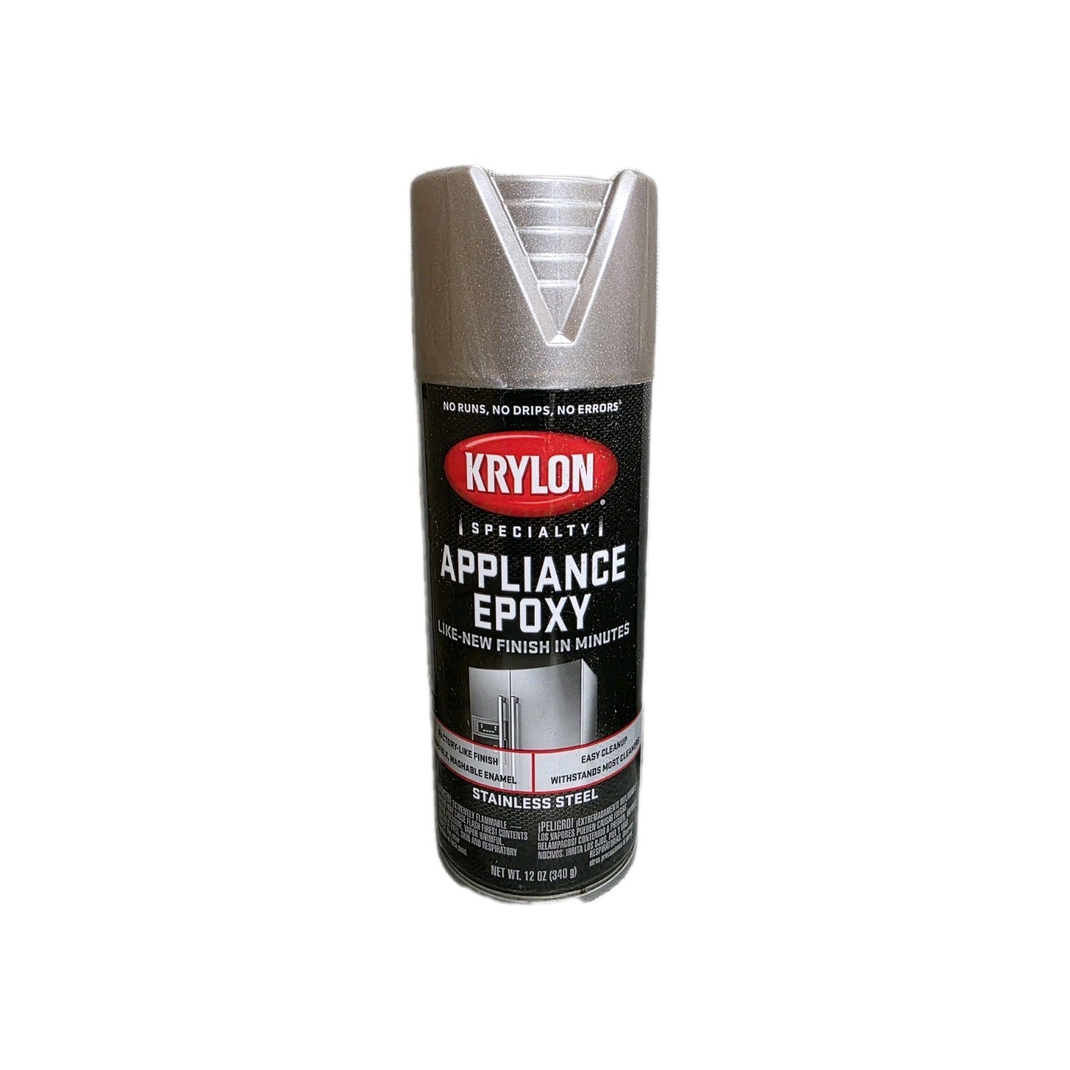 *6 Pack* Krylon 3208 Stainless Steel Appliance Epoxy 12oz