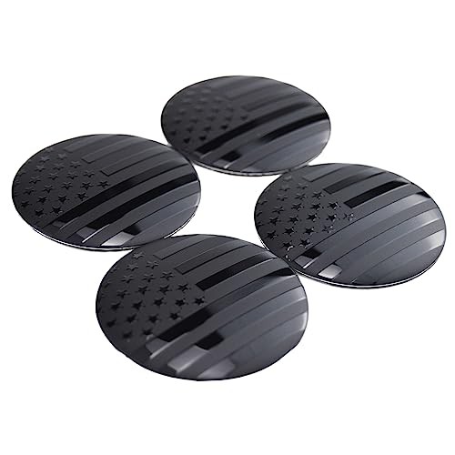 4X 56.5mm=2.24 inches Black American Flag 2.23 inches(56mm) U.S. Flag - Black