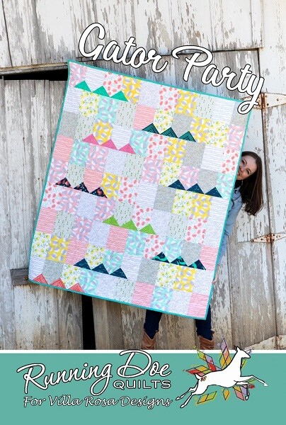 Gator Party Quilt Pattern-A Fat Quarter Quilt