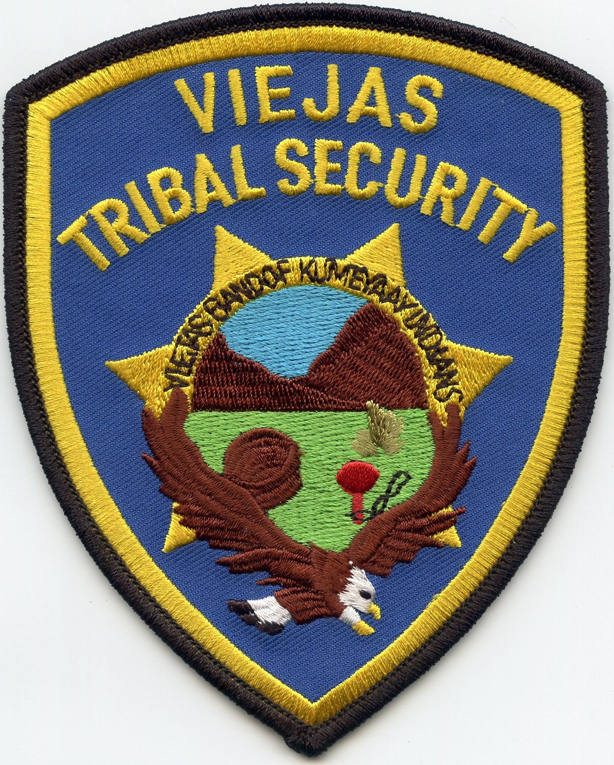 VIEJAS INDIAN TRIBE CALIFORNIA CA TRIBAL SECURITY police PATCH