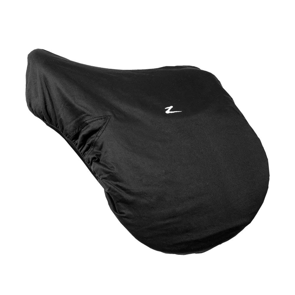 HORZE Fleece-Lined Standard English Saddle Cover, Black, One Size