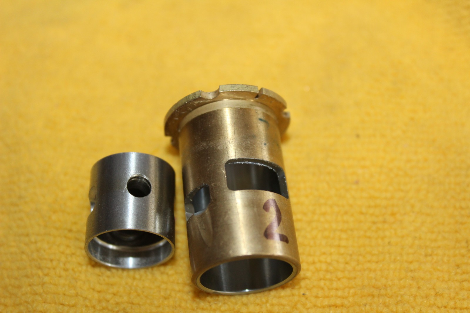 New Old Stock OPS .29 Speed Pipe Timed Piston and Cylinder Set #2