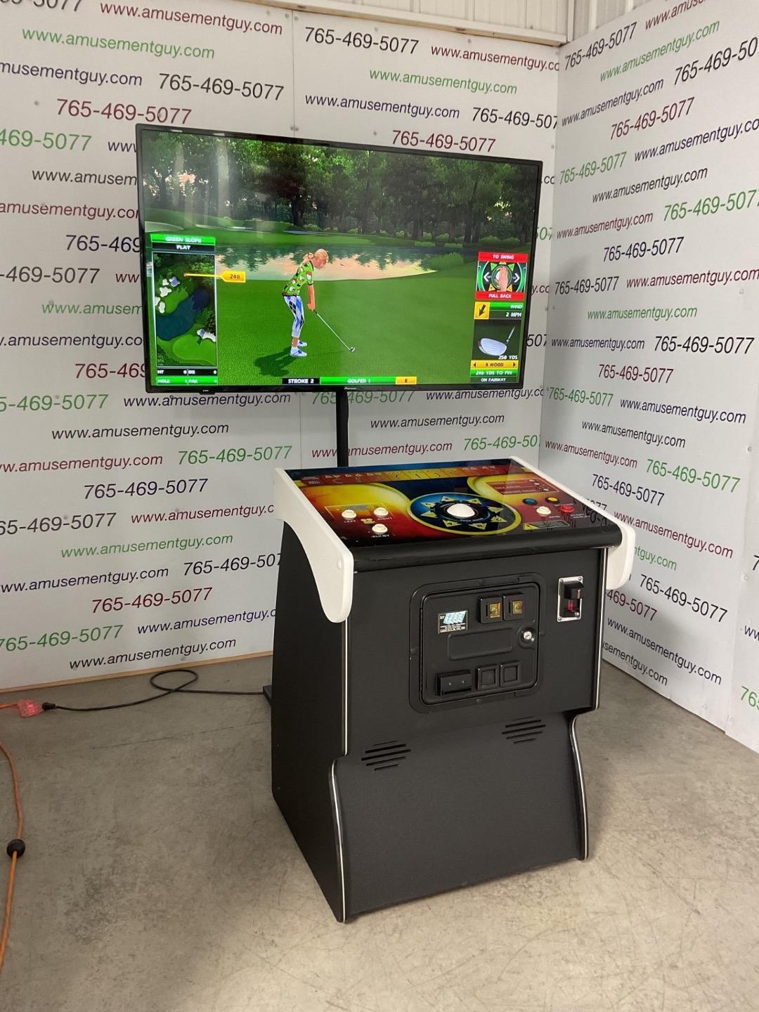 2021 Golden Tee Pedestal by Incredible Technologies COIN-OP Arcade Video Game