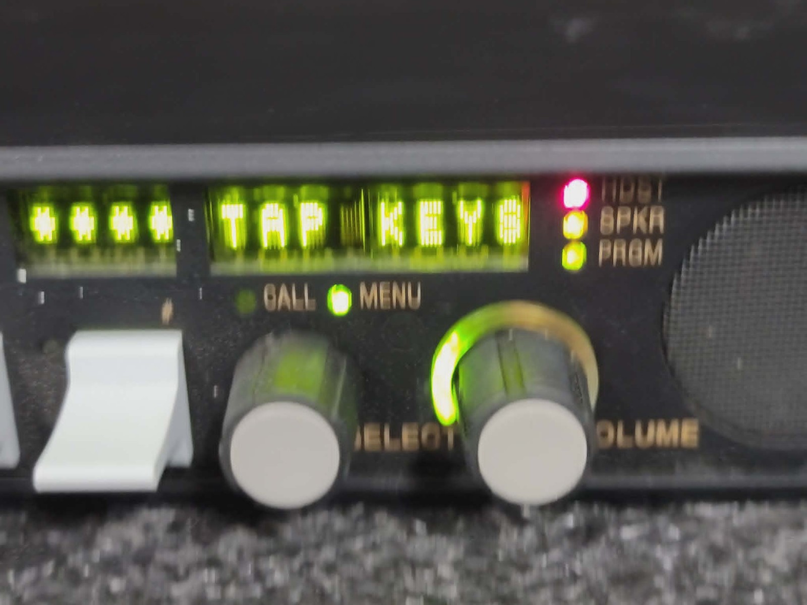 BOSCH TELEX RTS KP12 LK BLACK 5 PIN 12 Position Lever Key Panel Intercom System
