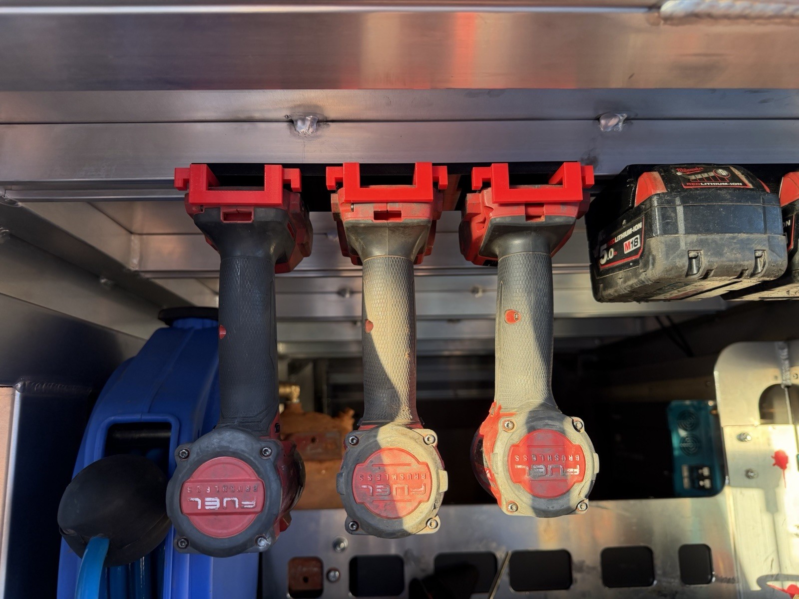 Milwaukee M18 Compatible Tool Holder Wall Mount | 3D Printed Storage Rack