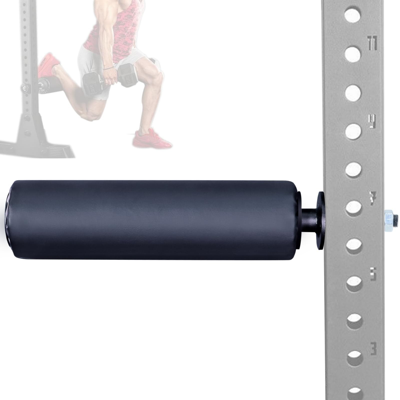 MARLANG Single Leg Squat Roller for Squat Rack Power Rack Attachments, Bulgar...