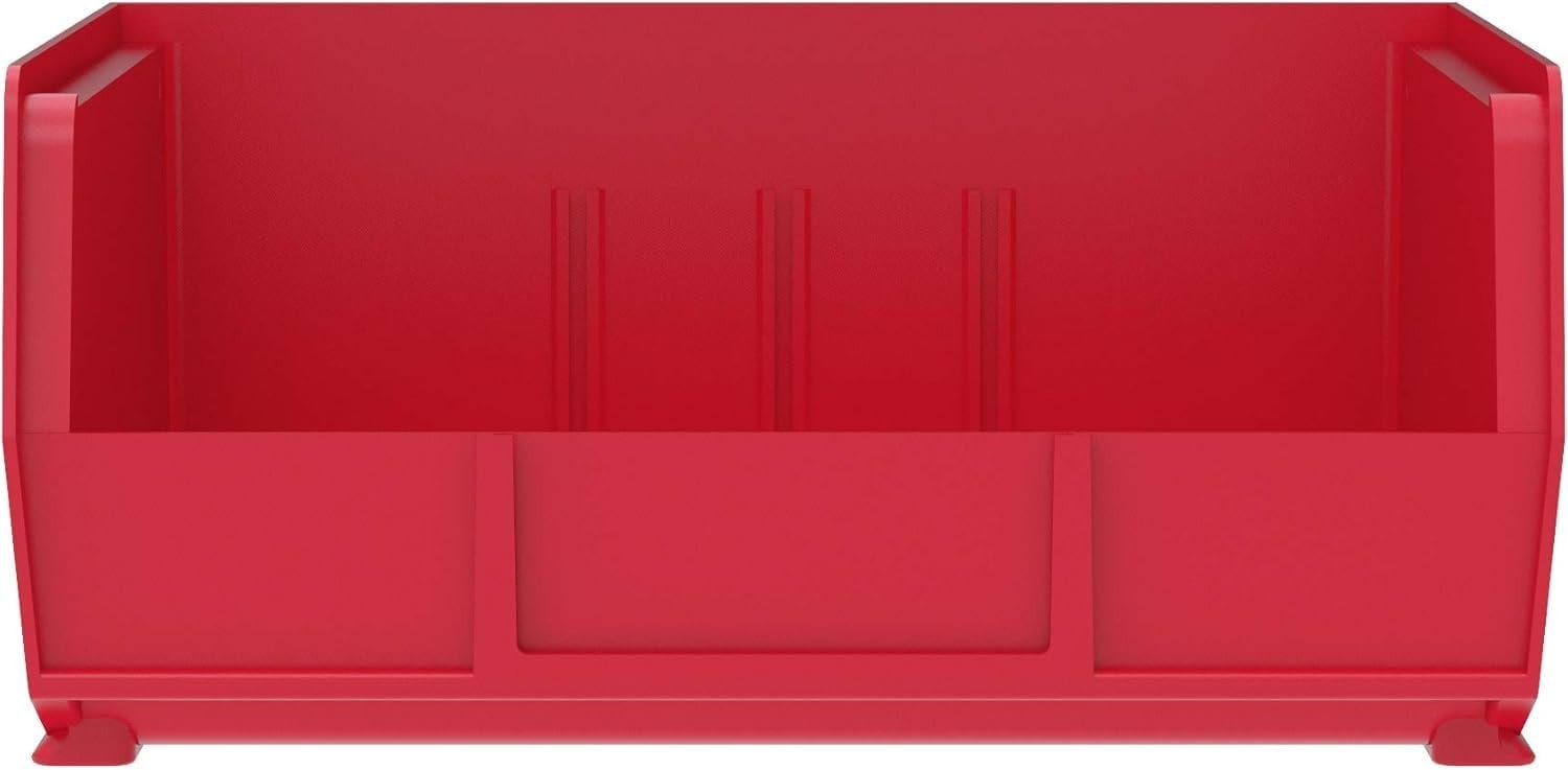 30235 Akrobins Plastic Storage Bins, Space-Saving Stackable Bins for Garage, Pan