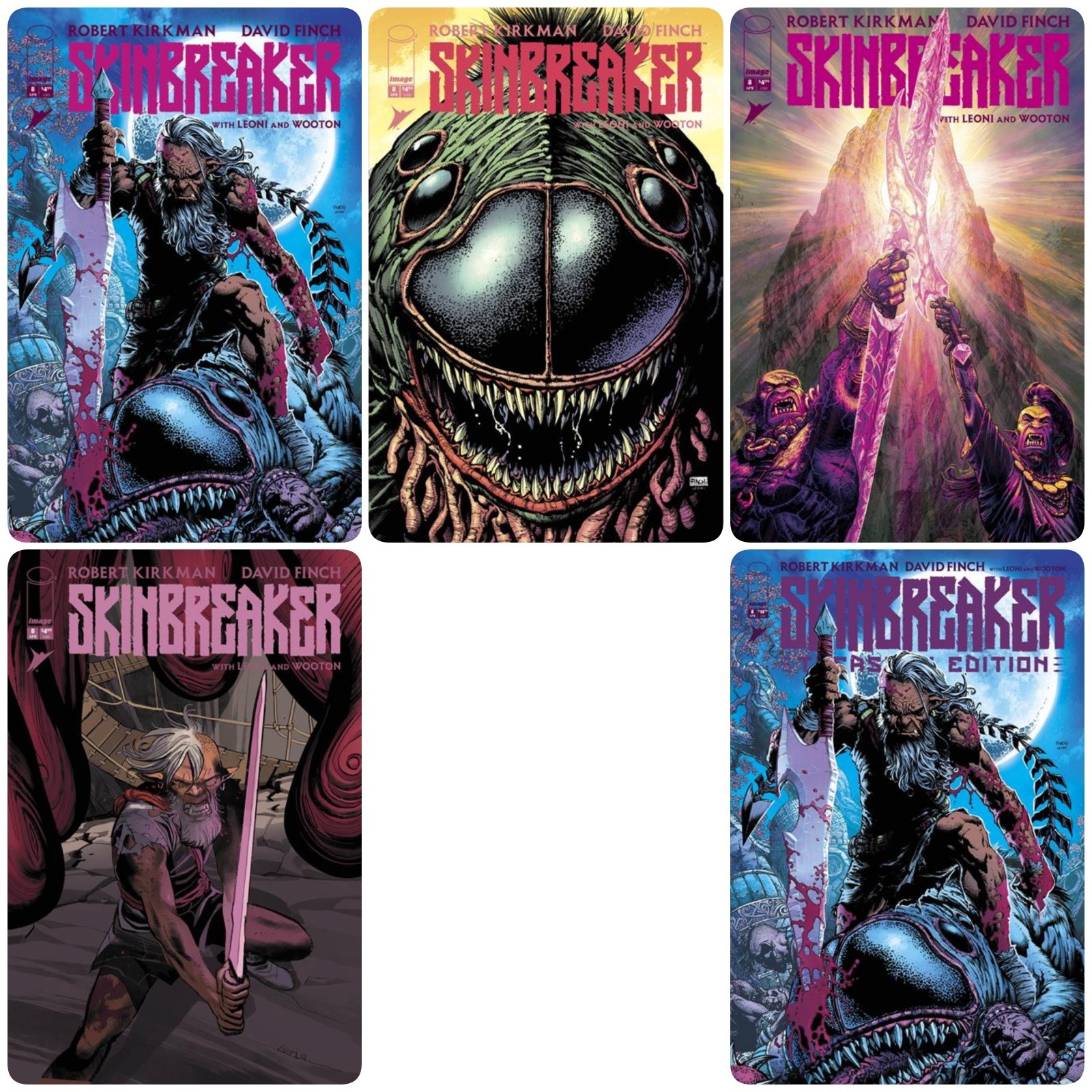 Skinbreaker #8 Kirkman & Finch **COVER SELECT**[1:10][1:25] PRESALE 04/29