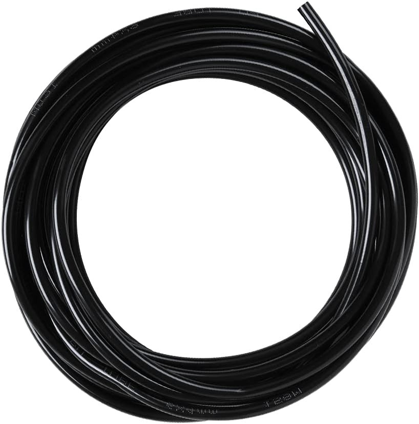 Pneumatic Tubing Black 5/16 inch or 8mm OD 5mm ID PU Air hose Pipe Tube 39.4ft/1