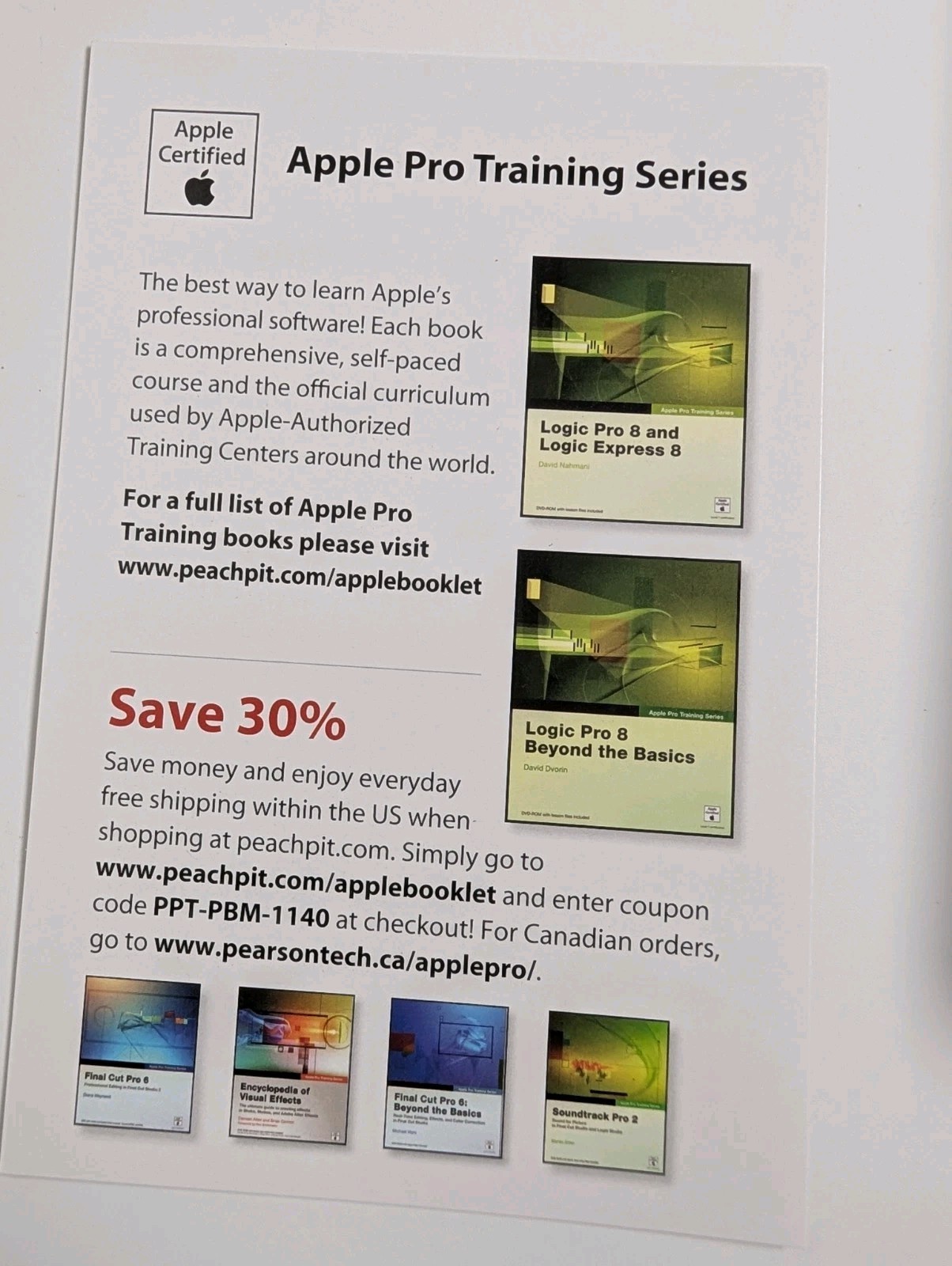 Apple Logic Studio Logic Pro 8 Box Set CDs Manuals Legacy Mac READ
