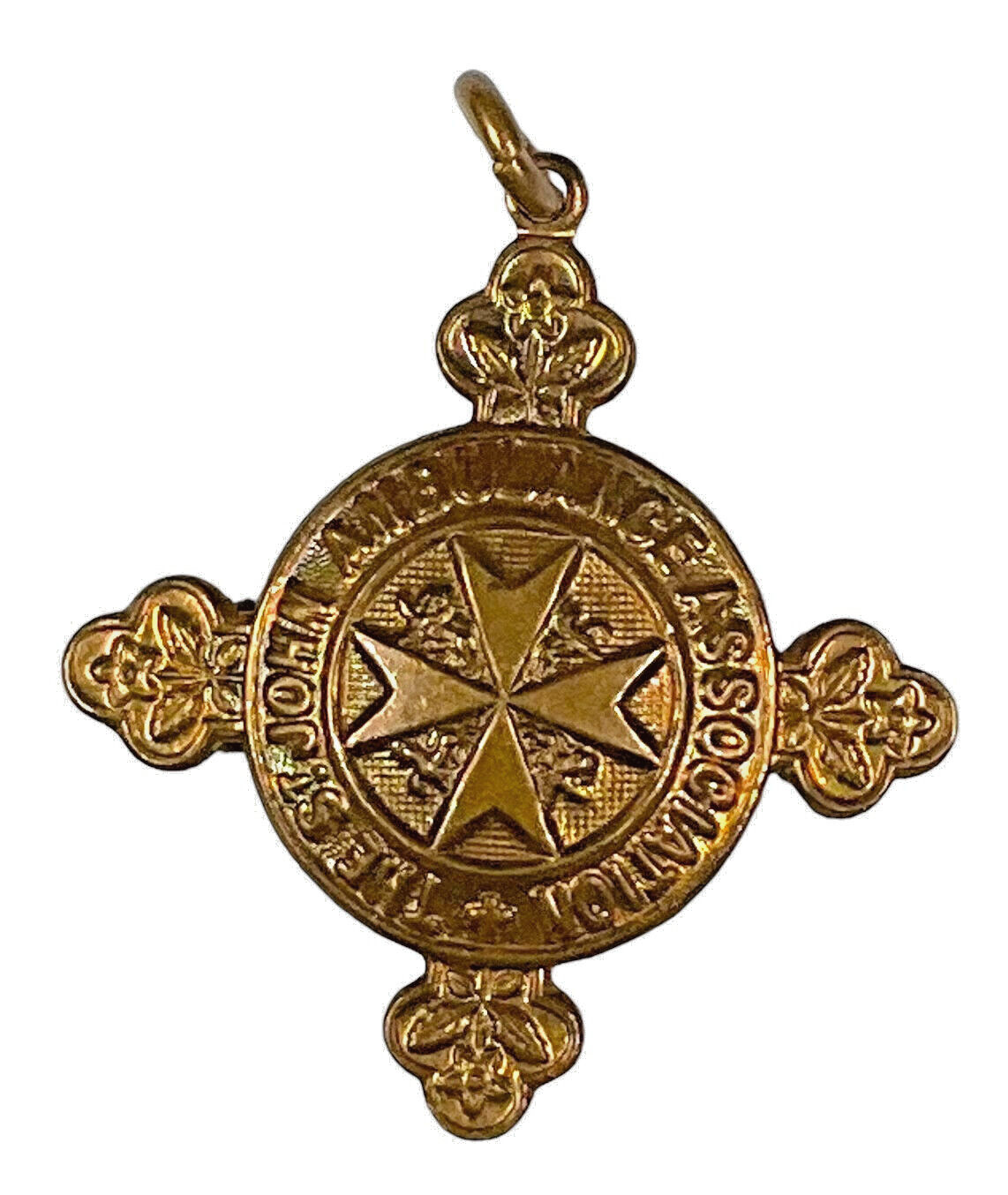 Vintage Old The St Johns Ambulance Association Members Fob Medal - Ivy Wilkins