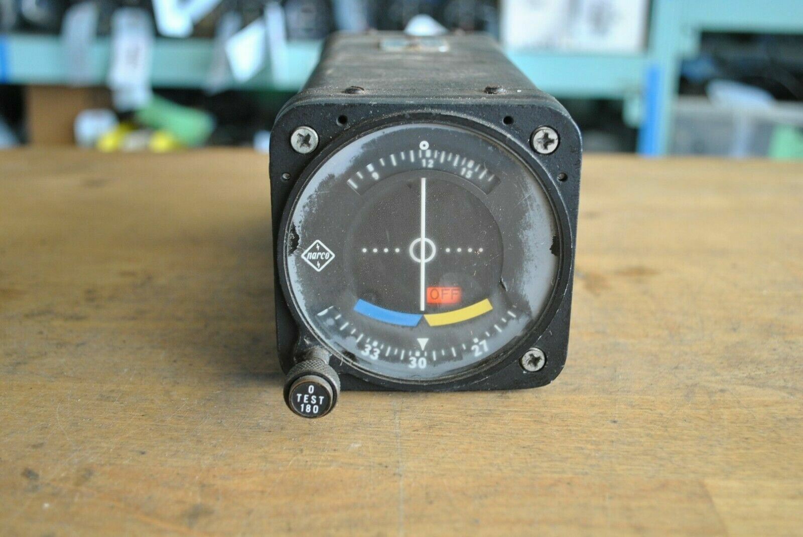 Beechcraft V35TC Bonanza Narco VOA-8 VOR/LOC Converter Indicator