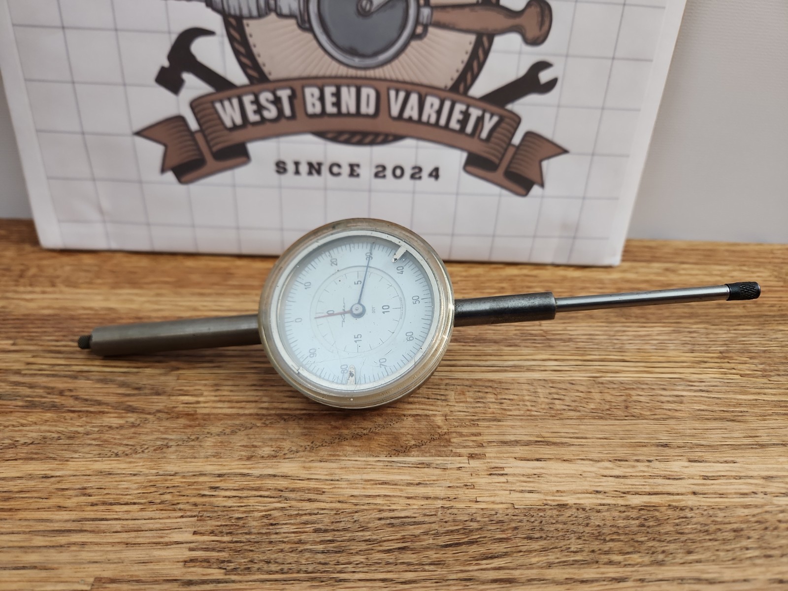 Kafer Long Range Dial Indicator, 0-2.5" Range