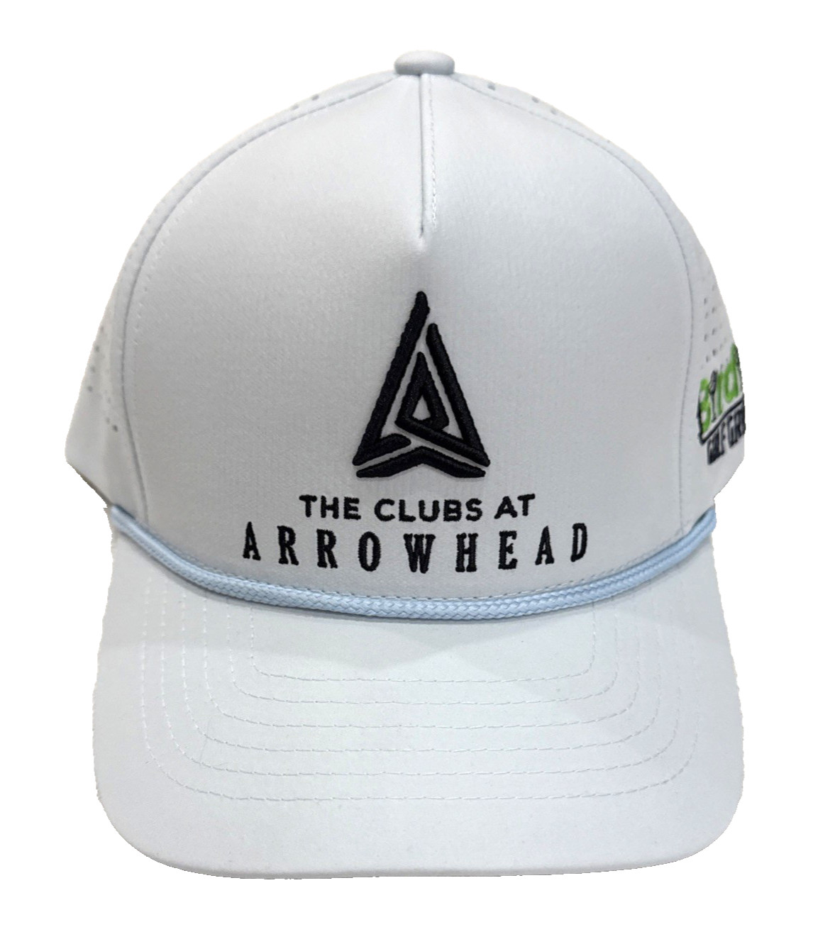 Arrowhead Golf Club Snap Back Hat Birdie Golf Grips Logo New Light Blue