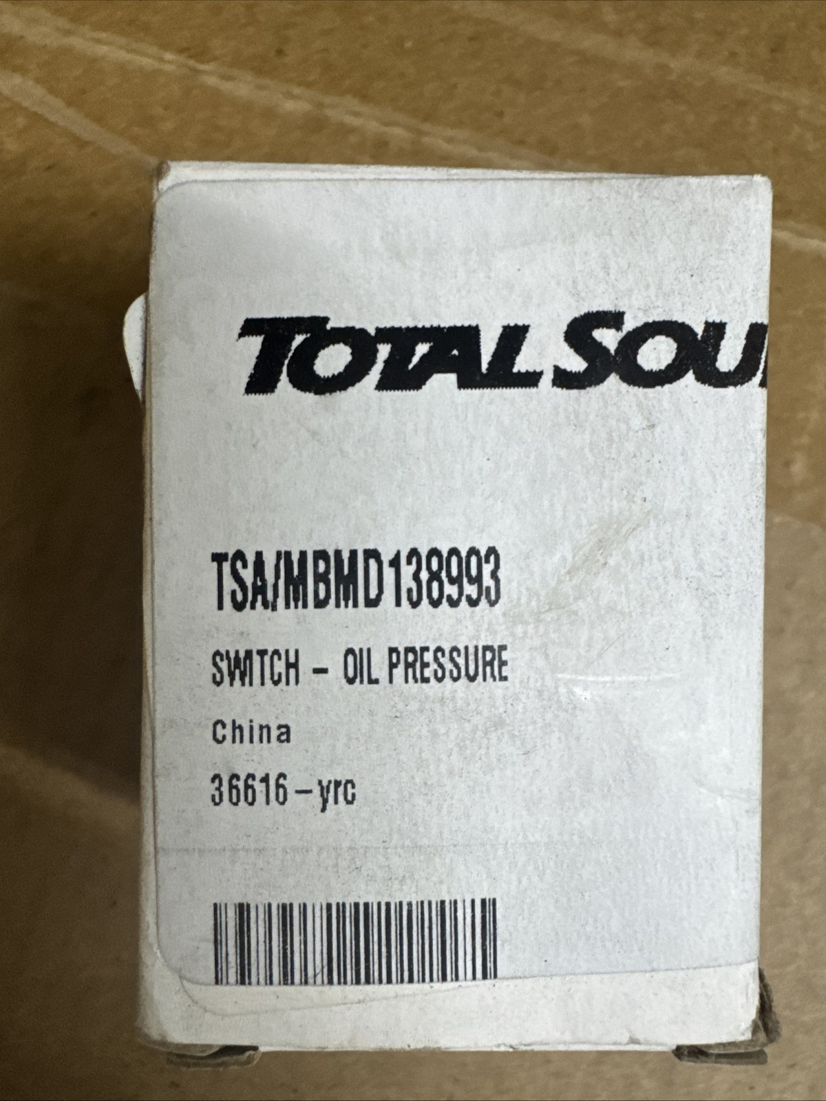 Total Source MD138993 : OIL PRESSURE SWITCH