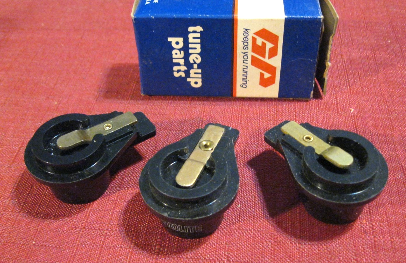 New 1960-1964 Checker, 1960-1971 Kaiser Jeep Distributor Rotor lot, 3 pcs, USA!