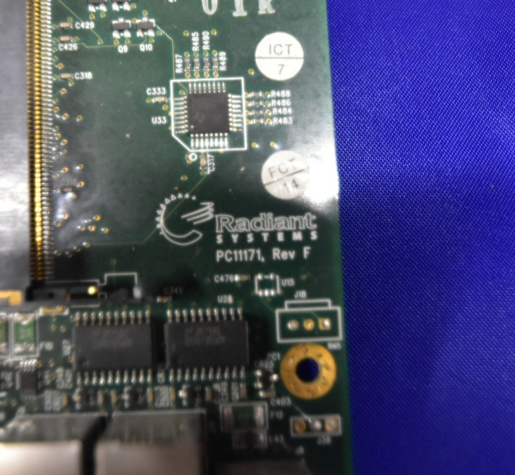 RADIANT/ALOHA P1220 MAIN BOARD - pulled from working unit