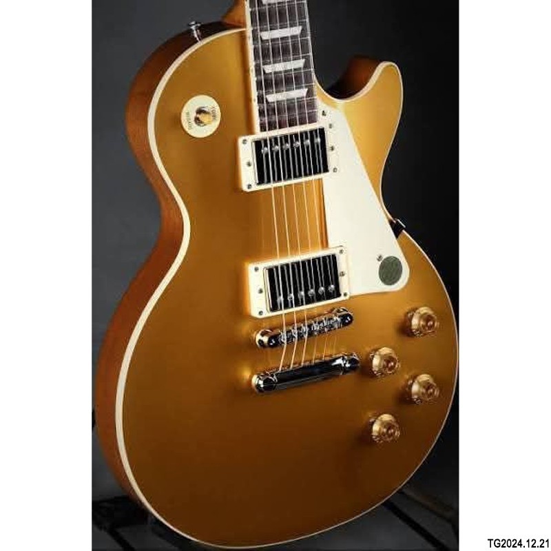 Electric guitar Gold top LP stainelss steel ball end frets bone nut ABR-1 bridge