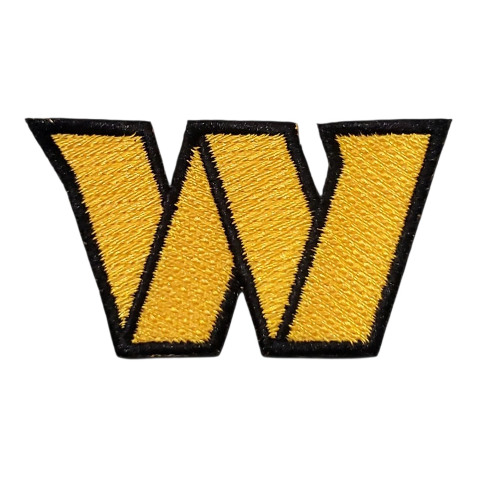 Washington Commanders Yellow Vintage Style Patch. Embroidered Iron On. 2.5"x1.5"
