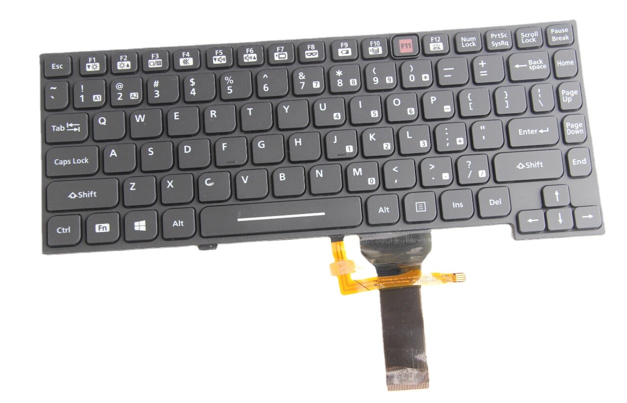 For Panasonic Toughbook CF-54 Backlit Chiclet Emissive US Keyboard