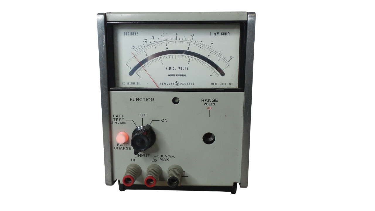 HP Model 403B R.M.S. AC Voltmeter - Free Shipping