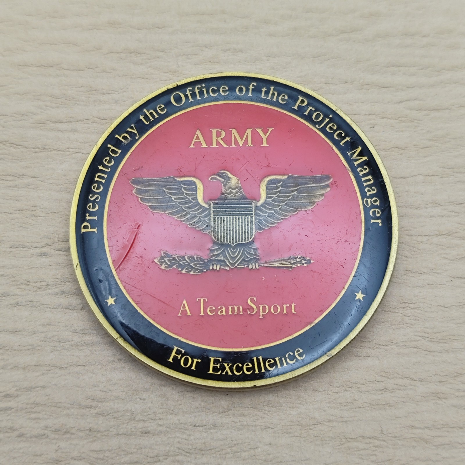 US Army Heavy Brigade Combat Team Challenge Coin