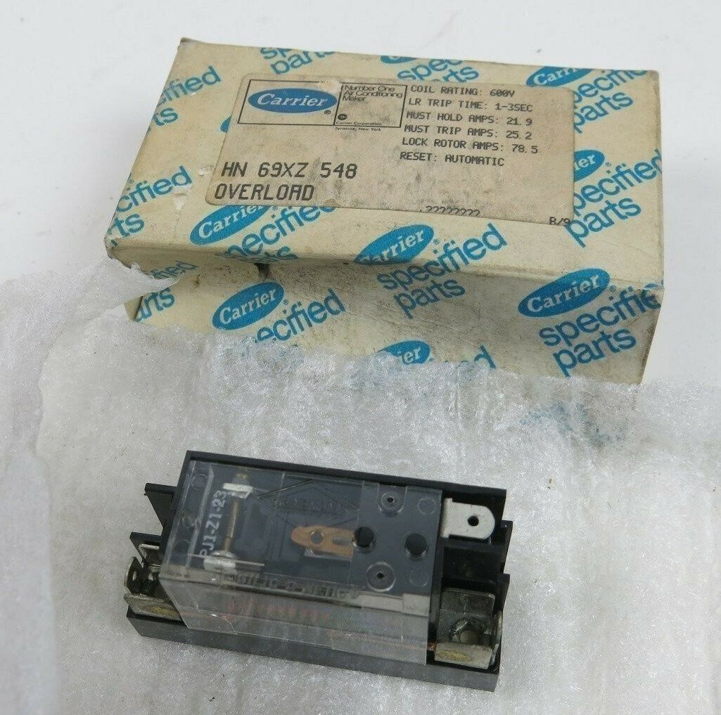 OEM Carrier Overload Replacement Part New old stock69XZ 548 8RA5548B MMH#6