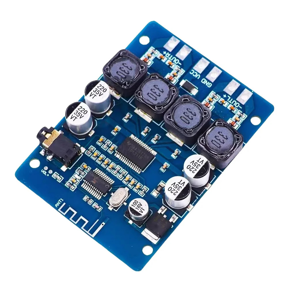 M314 Expansion Board for Audio Output Enhancement and AUX Signal Decoding Blue