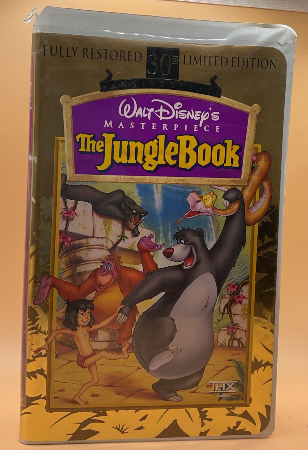 The Jungle Book VHS Disney Masterpiece Clamshell Acceptable *Buy 2 Get 1 Free*