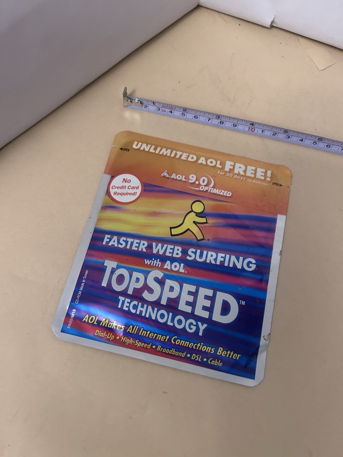 VTG Unopened Sealed Unlimited AOL Free 9.0 Optimized 50days CD