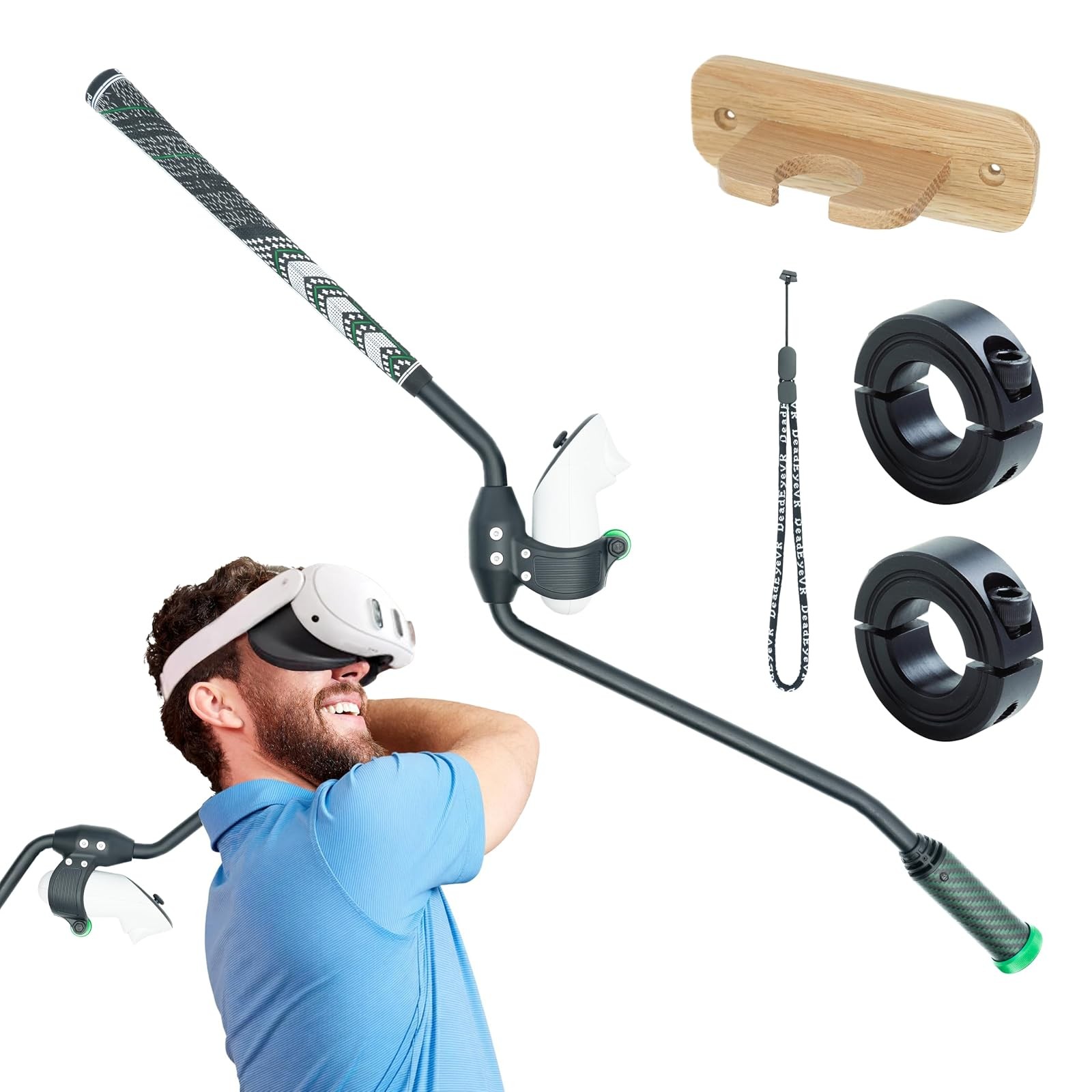 DeadEyeVR DriVR Golf Club for Quest Weighted VR Handle