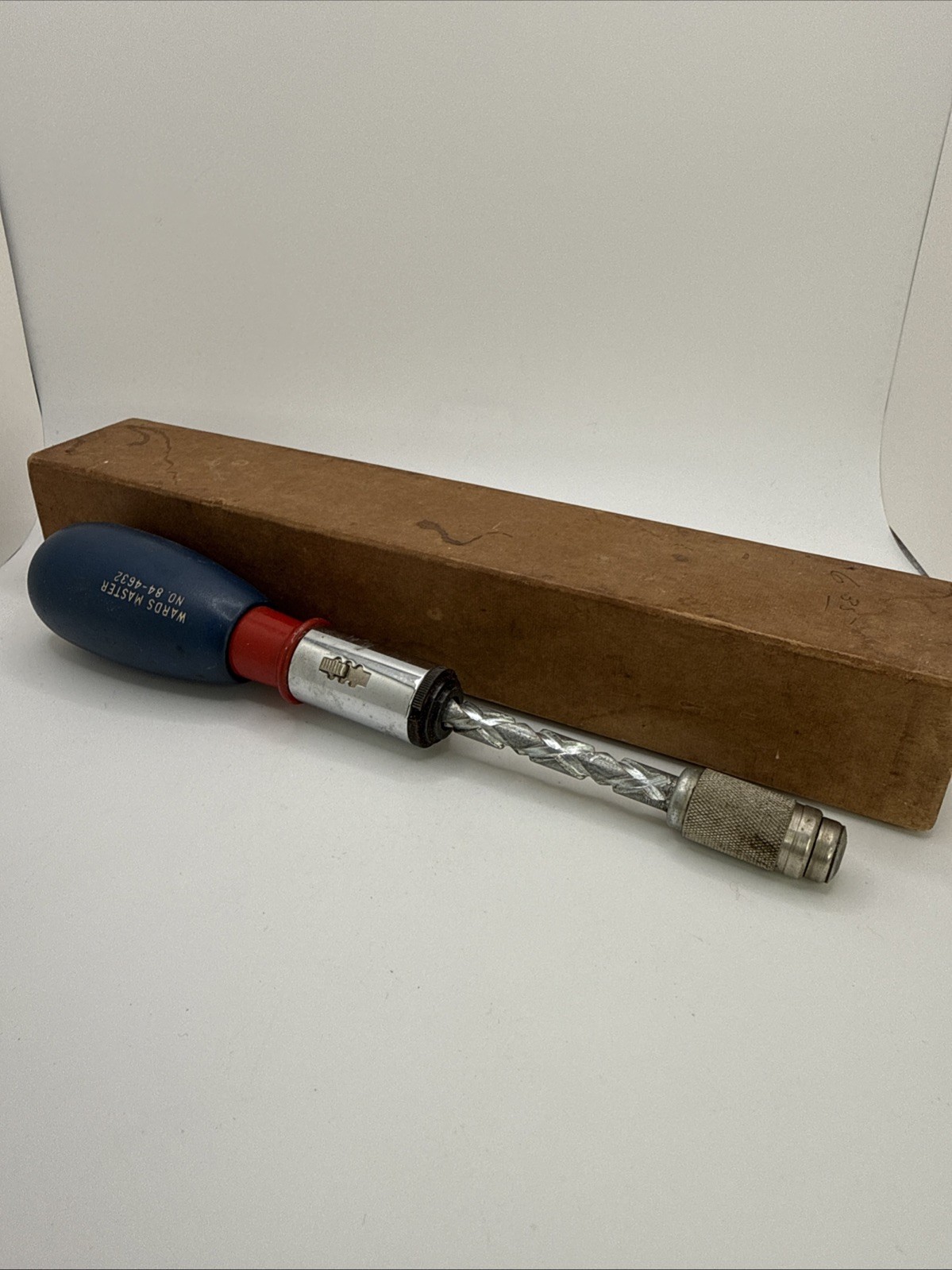 Vintage Wards Master No. 84-4652 Spiral Ratchet Screwdriver Push Drill