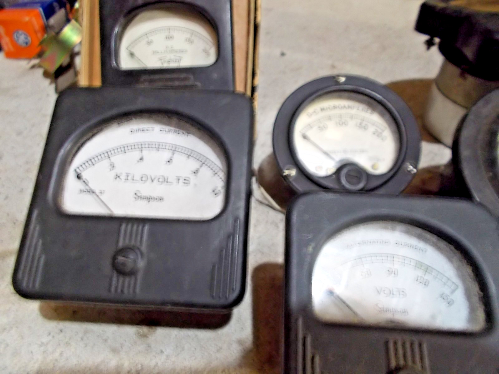 Vintage Panel Meter Assortment
