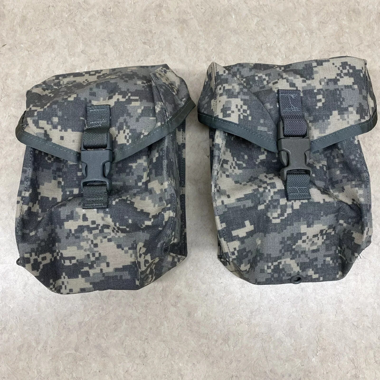 Lot of 2 NEW USGI Military 200 Round ACU Utility Saw Gunners Pouch Made in USA