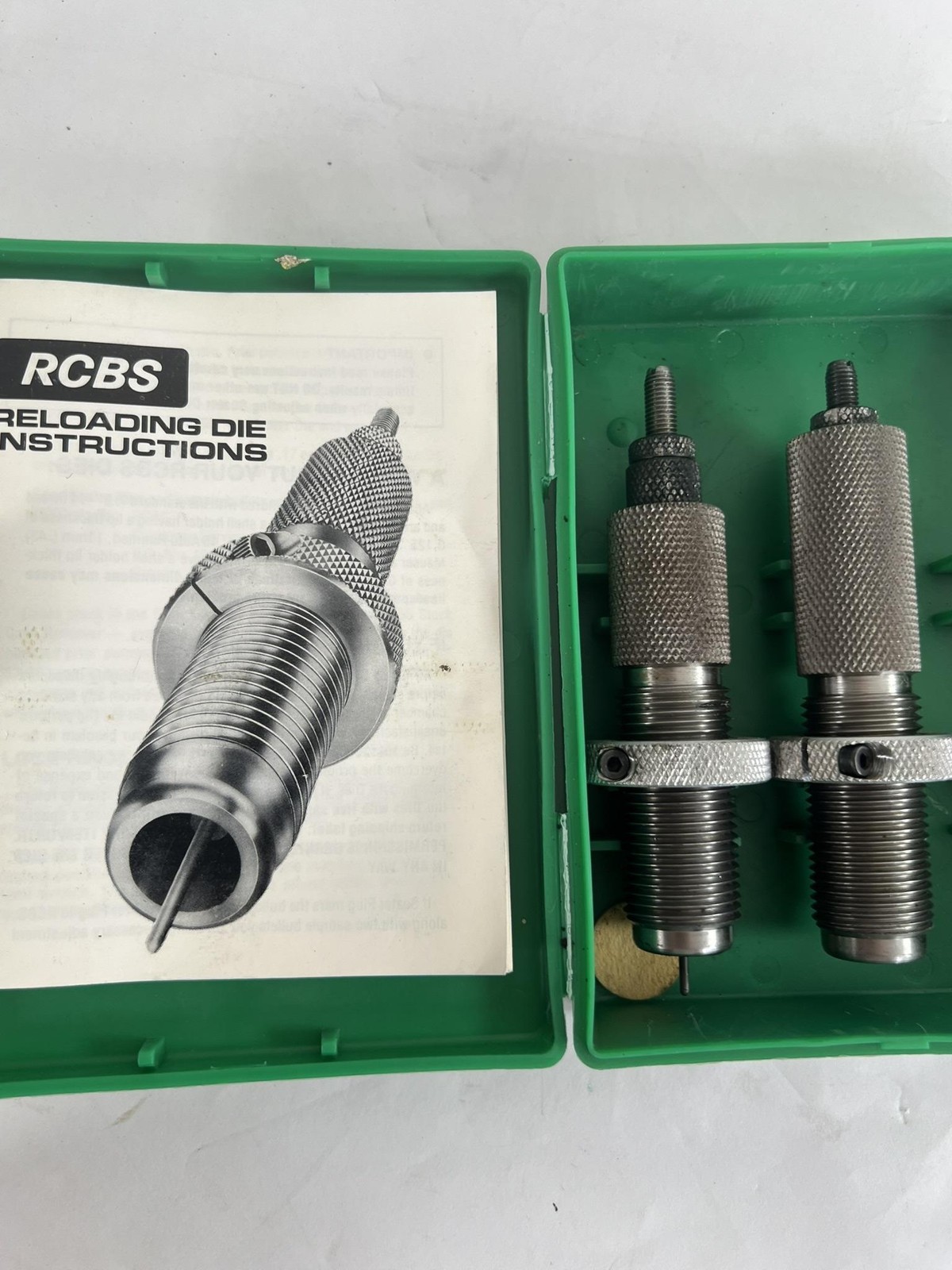 Vintage RCBS 30-06 Springfield Reloading Dies 2 Die Set Rifle Full Length USA
